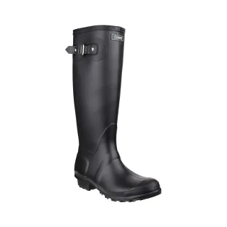 Cotswold Sandringham Buckle-Up Womens Gummistiefel (Schwarz)