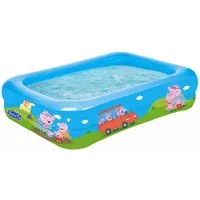 Happy People Planschbecken Family Pool Peppa Pig 200x150x50cm, Lizenzmotiv Peppa Pig