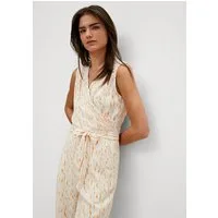comma Jumpsuit Overall Jumpsuit mit Crêpestruktur