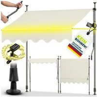 tillvex Klemmmarkise tillvex Balkonmarkise Markise Klemmmarkise Sonnenmarkise Handkurbel