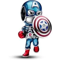 Pandora Kettenanhänger Pandora Marvel The Avengers Captain America Charm 793129C01 Anhänger