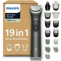 Philips Multifunktionstrimmer Philips Multigroom 7000 All-In-One 19-Teilig - MG7962/30, All-In-One mit 17 Aufsätzen