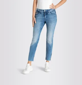 MAC - MAC JEANS - RICH SLIM, Light authentic denim blau - Gr. - 34/26