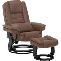 MCombo Relaxsessel 360°Drehbarer Fernsehsessel mit Hocker TV-Sessel 9099 (Relaxsessel mit Hocker), mit Relaxfunktion