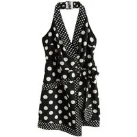 Next Minikleid Neckholder-Sommerkleid in Minilänge mit Schal (1-tlg)
