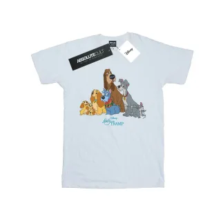 Disney - "Lady And The Tramp" T-Shirt für Damen (Weiß)