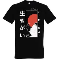 Youth Designz T-Shirt Ikigai Japan Herren Shirt mit trendigem Frontprint