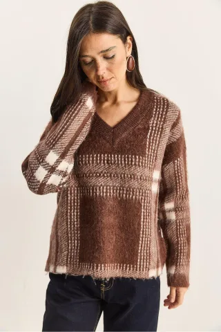 Langarm Strickpullover