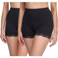 Merry Style Leggings 2 Pack Damen Shorts Radlerhose Unterhose Hose Boxershorts MS10-294 (2-tlg) elastischer Bund