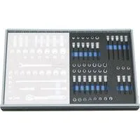 Steckschlüssel-Satz 3/8" in Check-Tool-Modul, 52teilig (2005 CT2-TX 30)