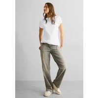 CECIL T-Shirt mit Tunnelzug am Saum
