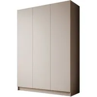 Lookway Kleiderschrank AUREL 3D KASCHMIR Drehtürenschrank mit 3 Türen 150x210x57 cm