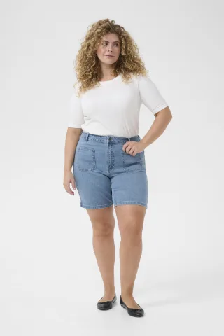 Shorts Regular fit Light Blue Denim