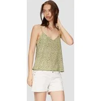 QS Blusentop Bluse Top mit All-over-Print