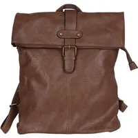 MIRROSI Rucksack Damen Tagesrucksack aus Kunstleder (32 x (40 + 5) x 8 cm), aus hochwertigem Kunstleder, Rucksack, Daypack