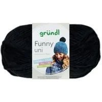 Gründl 100 Gramm Gründl Funny Uni Mikrofasergarn Farbauswahl Bastelgarn