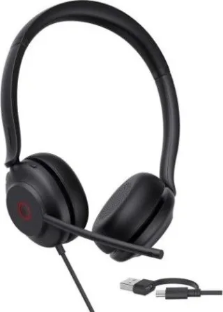 UH35 , Headset schwarz, UC-Variante, USB-A und USB-C, Dual