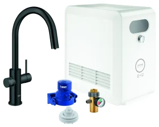 GROHE C-Auslauf Set GROHE Blue Professional 31325_2 C-Ausl.azb. BT/WIFI velvet black, 31325KS2 31325KS2