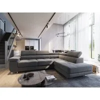 Masseno Ecksofa SELVA mit Schlaffunktion L-Form, Sofa mit Bettkasten