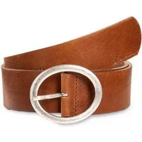 TOM TAILOR Ledergürtel Belts TTRUBY Ledergürtel mit ovaler Dornschließe