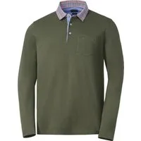 Franco Bettoni Langarm-Poloshirt Hohe Hautverträglichkeit durch 100% Baumwolle