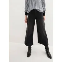 bonprix Weite Jeans (1-tlg) Loose Fit Passform, 7/8 Länge, mit Elasthan-Anteil