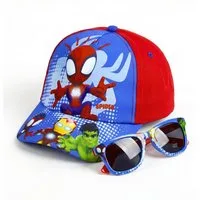 MARVEL Baseball Cap Marvel Spidey Kinder Basecap Baseball Kappe Mütze plus Sonnenbrille (Spar-Set, 2-St) Gr. 51