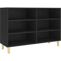 vidaXL Schranksystem Sideboard Schwarz 103,5x35x70 cm Holzwerkstoff (1-St)