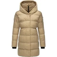 Ragwear Kurzmantel Niara stylischer, gesteppter Wintermantel mit gefütterter Kapuze