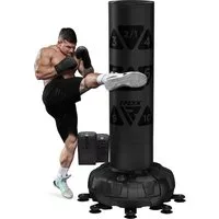 RDX Sports Boxsack RDX Boxsack mit Handschuhen, 6FT Freistehend Kickboxen MMA Fitness