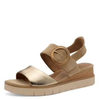 Tamaris - Da.-Sandalette tan comb - Gr. - 36