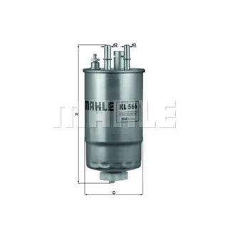 Mahle Kraftstofffilter Fiat Doblo Fiorino Grande Punto Qubo Ford Ka