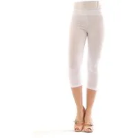 SYS Caprileggings Damen 3/4 Capri Leggings Leggins kurze Knie Hose Baumwolle