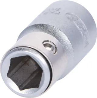 KS Tools 1/4" Bit-Adapter-Stecknuss, mit Spannring - 911.4327