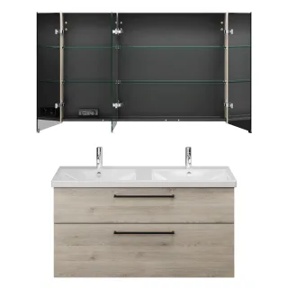 Burgbad SET Eqio Eiche Dekor Flanelle/Alpinweiss, SFAQ123RF2632C0001 SFAQ123RF2632C0001