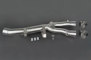 Bodis No Kat / Vorschalldämpfer Ersatzrohr Edelstahl Yamaha YZF 1000 R1 RN32 / RN49 Bj. 2015-2019