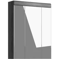 welltime Spiegelschrank SIENA, Breite 60cm, 3 Spiegeltüren, 9 Fächer, 6 Einlegeböden (TOPSELLER) in verschiedenen Farben erhältlich, Badmöbel, Badschrank, Schrank, Bad