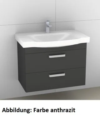 Artiqua 414 Waschtischunterschrank für Sentique 514281 Eiche Weiß quer NB, 414-WU2L-V38-7186-440 414-WU2L-V38-7186-440
