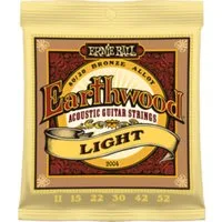 Ernie Ball Saiten, (EB2004 11-52 Earthwood 80/20 Bronze Light), EB2004 11-52 Earthwood 80/20 Bronze Light - Westerngitarrensaiten
