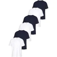 Fruit of the Loom T-Shirt, sechs Stück in unterschiedlicher Farbkomination (Packung, 6-tlg., 6er-Pack) mit Rundhalsausschnitt