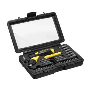 STANLEY Ratschen Bit-Set 35-teilig m. Gelenkgriff - 0-63-038