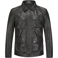 MILESTONE Lederjacke MSAlexis aus Lammleder mit aufgesetzte Taschen