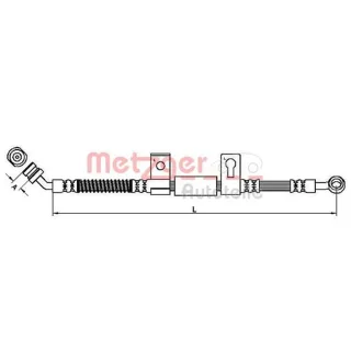 Metzger Bremsschlauch vorne rechts Kia Sorento 1 4110828