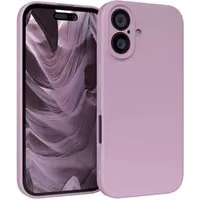 EAZY CASE Handyhülle für Apple iPhone 16 Hülle Silikon 6,1 Zoll, Hülle mit Kameraschutz Handycase Soft Smart Slimcover Lila / Flieder