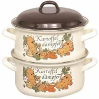 Karl Krüger Dämpfer Kartoffeldämpfer/Bio-Dünster emailliert Ø 20 cm