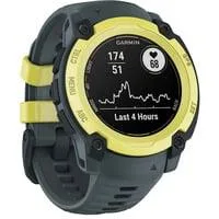 Instinct E, Smartwatch dunkelgrau/limette, 40 mm, Silikon-Armband