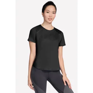Skechers Stride Performance T-Shirt Damen Schwarz Activewear T-Shirts