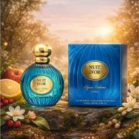 Elysees Fashion Paris Eau de Parfum Nuit D’Or Damenduft, Fruchtig, Blumig, Holzig, aus Paris 100 ml, Hergestellt in Paris, Langanhaltend, Süß, Weich, Verführerisch
