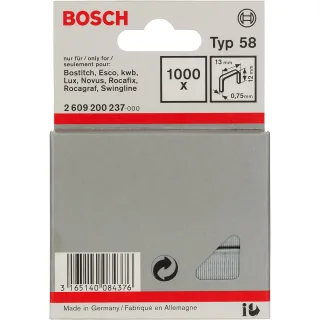 Bosch Feindrahtklammer Typ 63, 13mm breit - 2609200237