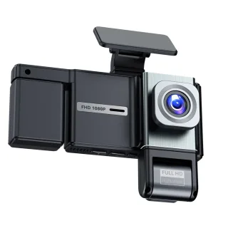 YUECAI C8 Quad-Lens Dash Cam WIFI 1080P Full HD Night Vision Quad-Recording Car DVR IPS Screen Wide-Angle Motion Detecti